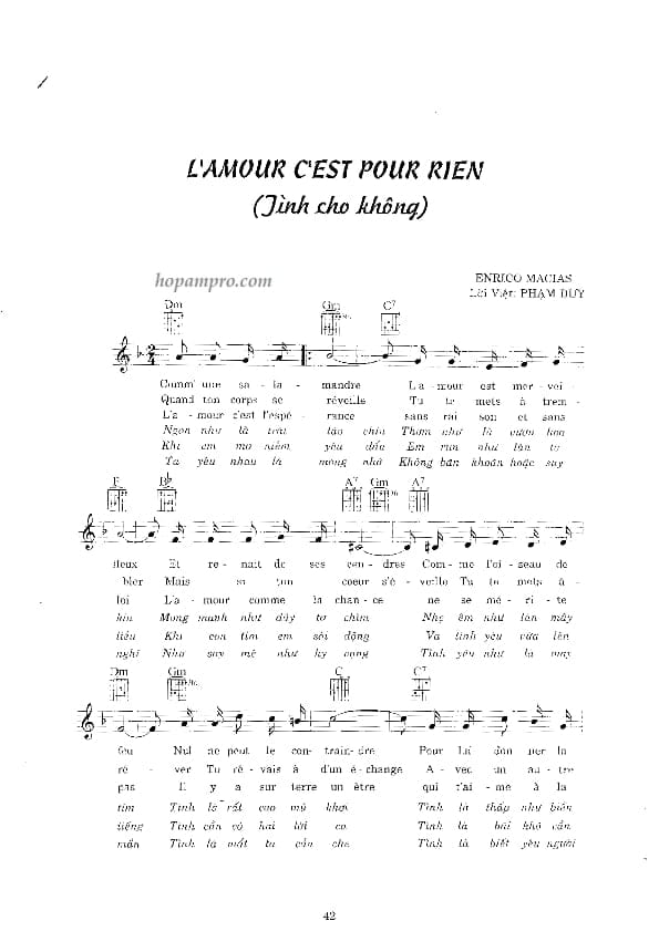 L'amour Cest Pour Rien-Tinh cho khong 01_001