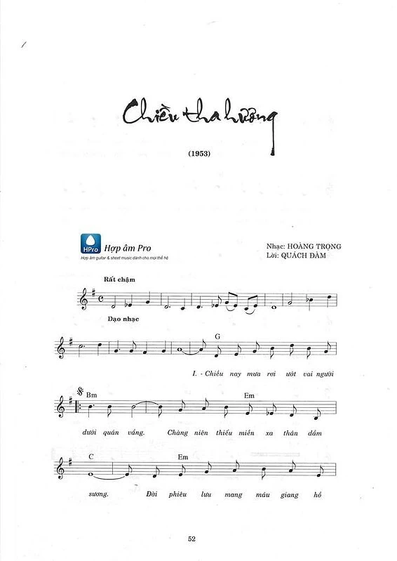Chieu tha huong - sheet