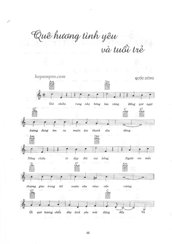 Que huong tinh yeu va tuoi tre - sheet_001