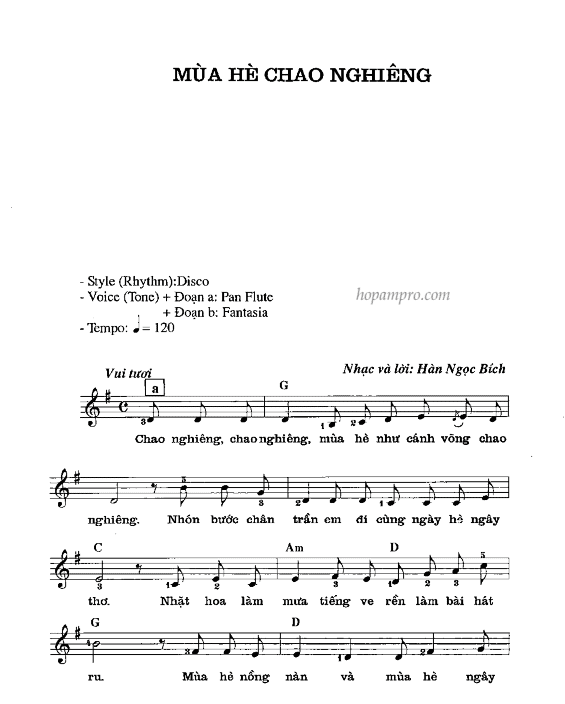 Mùa hè chao nghiêng