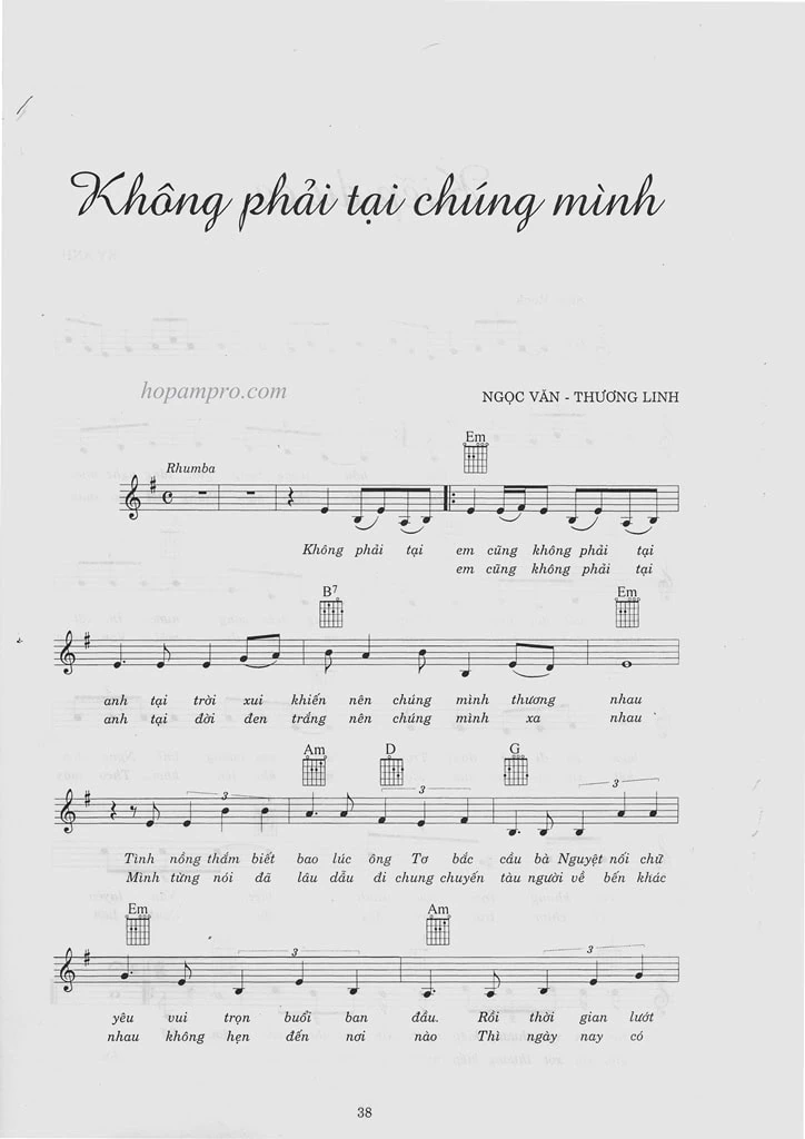Khong phai tai chung minh - sheet