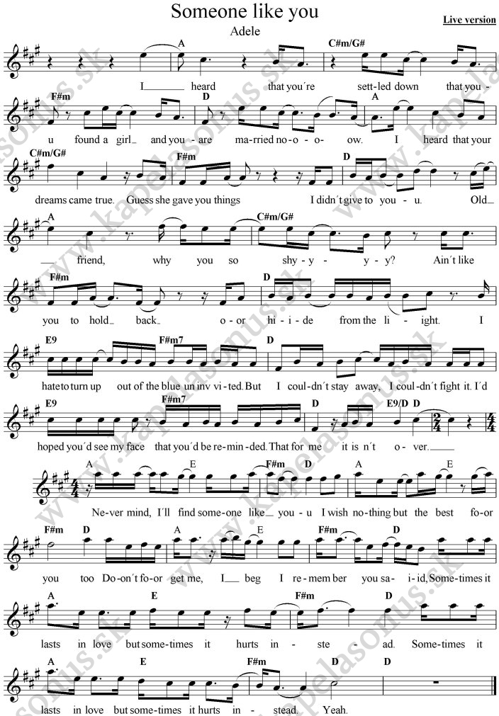 Adele - Someone like you