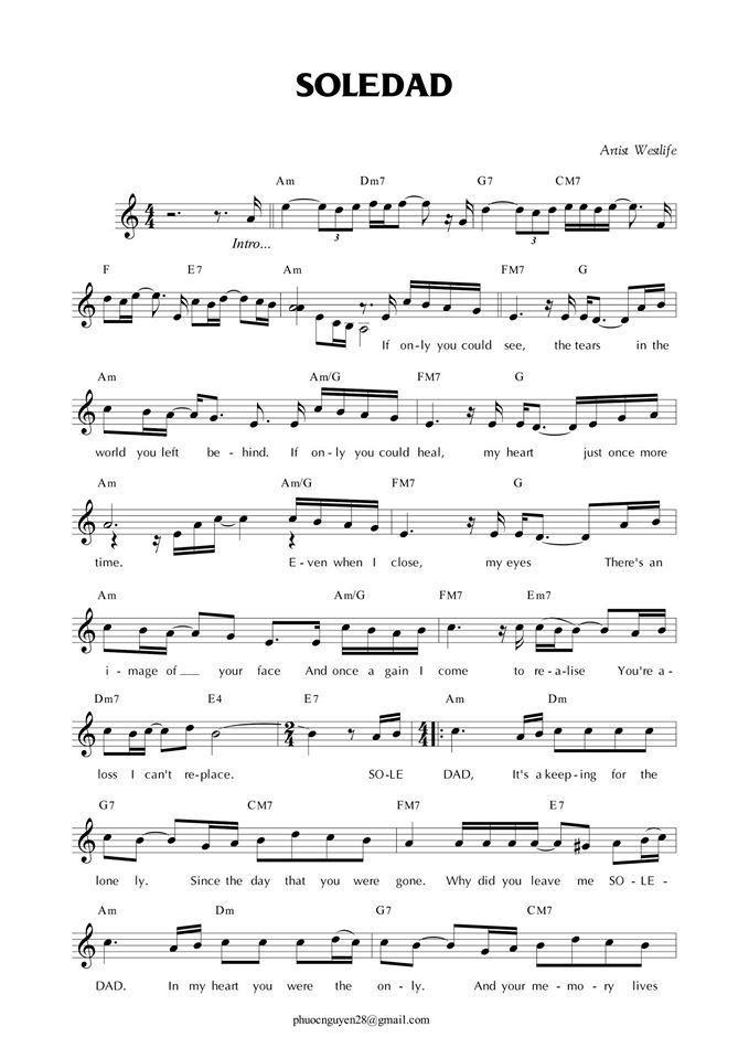 Soledad - Westlife 01