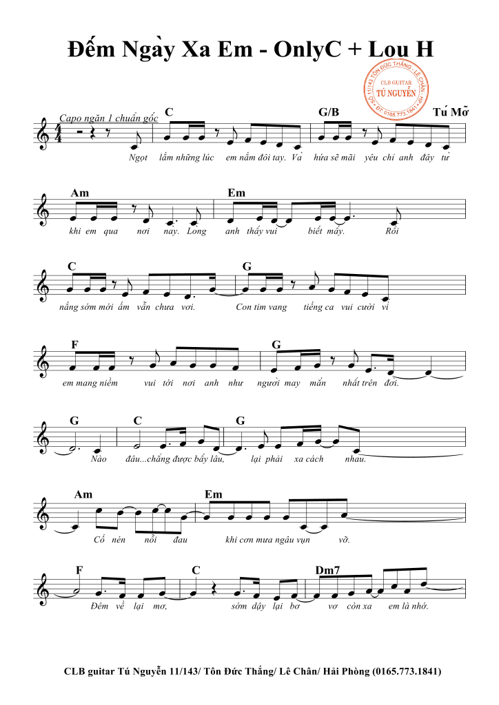 Đếm Ngày Xa Em - OnlyC + Lou H (1)
