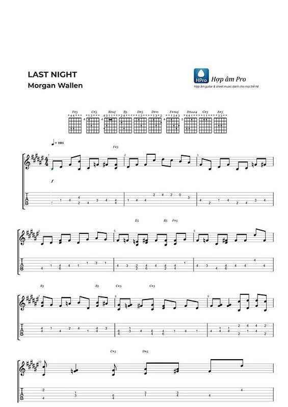 Last Night - sheet