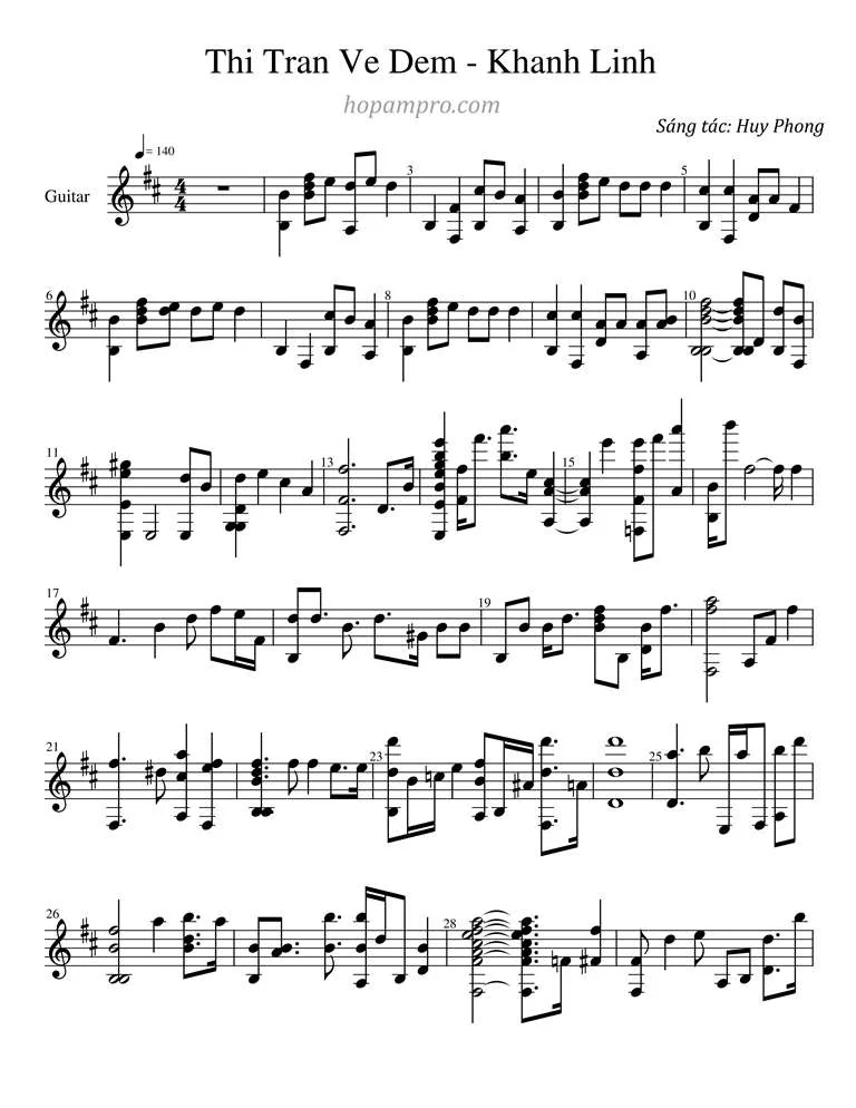 Thi_Tran_Ve_Dem_-_Khanh_Linh - sheet