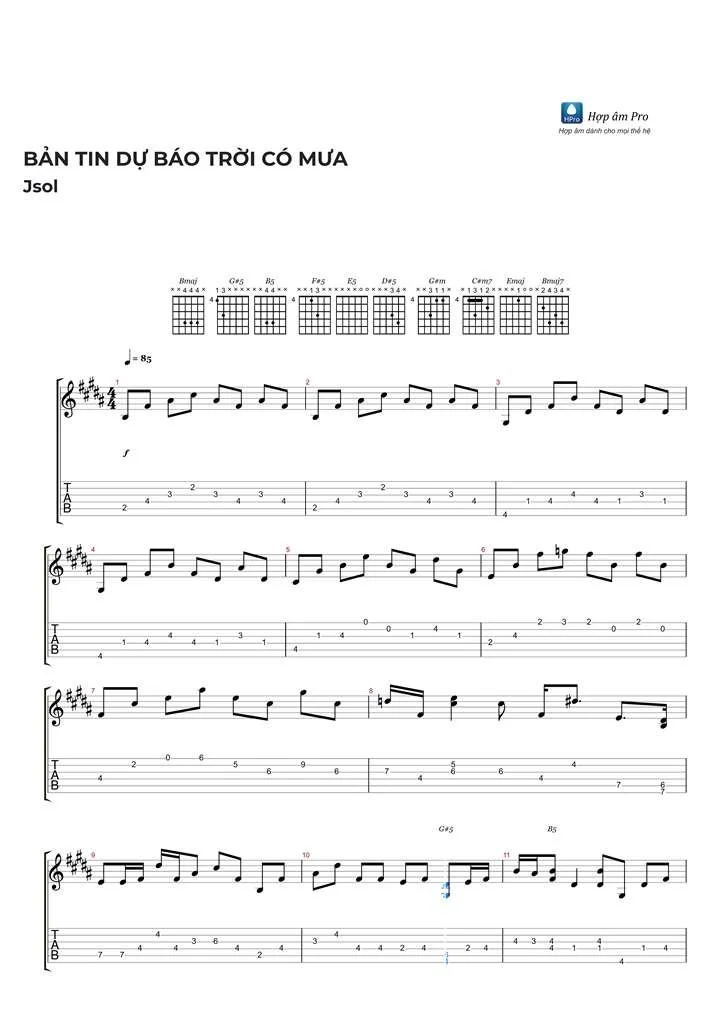 Ban tin du bao troi co mua - Jsol - sheet