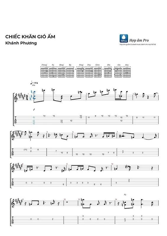 Chiec khan gio am - Khanh Phuong - sheet
