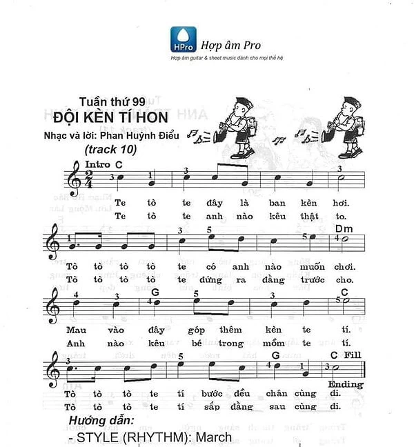 Doi ken ti hon - sheet