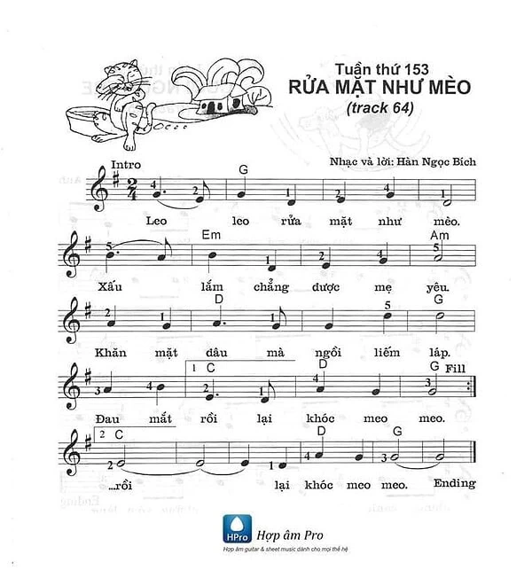 Rua mat nhu meo - sheet