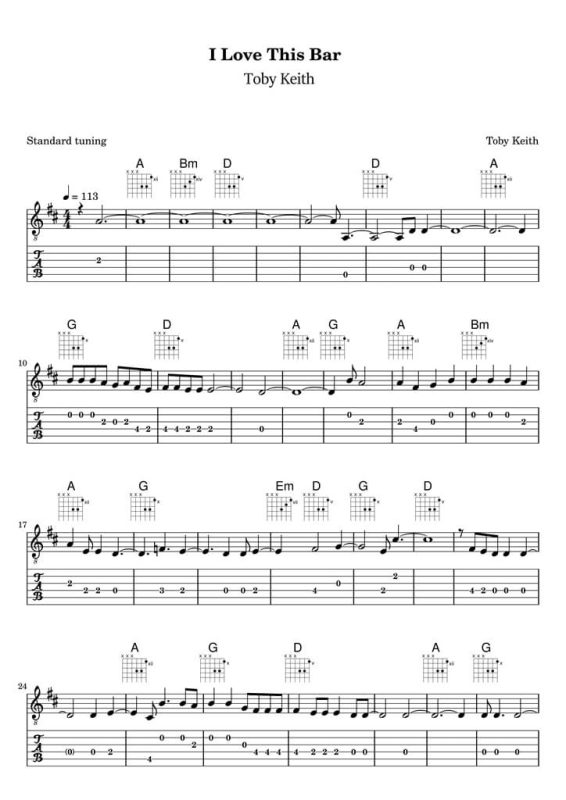 I Love This Bar - Toby Keith_001-1024