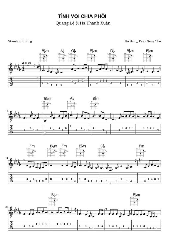 TÌNH VỘI CHIA PHÔI - Quang Le _ Ha Thanh Xuan_001-1024