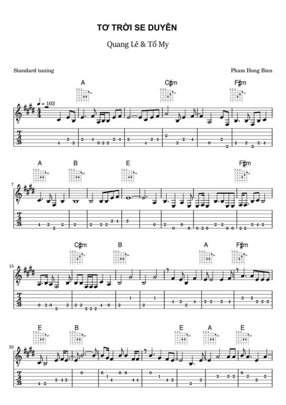 TƠ TRỜI SE DUYÊN - Quang Le _ To My_001-1024
